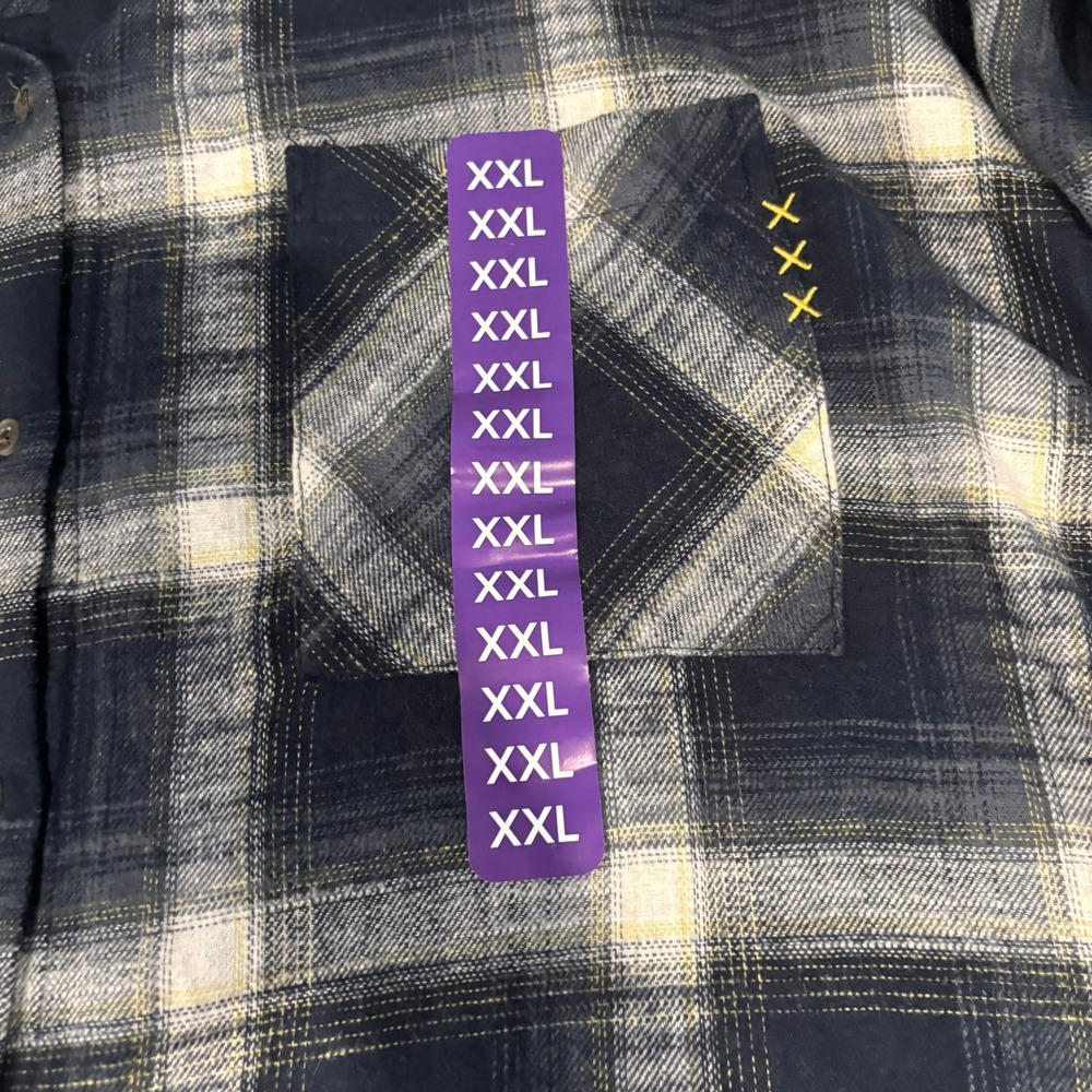 Scotch Soda Womens Flannel Shirt XXL Plaid Western NEW Rustic Cabin Boho 21273 - Picture 6 of 13